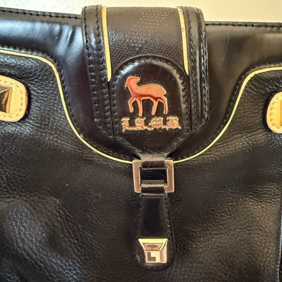 Rare L.A.M.B. by Gwen Stefani Leather Crossbody Purse - Picture 3 of 16